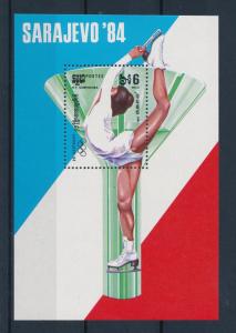 [55675] Cambodia Kampuchea 1984 Olympic games Sarajevo Figure skating MNH Sheet