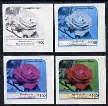 Equatorial Guinea 1976 Roses EK100 (Josephine Baker) set ...