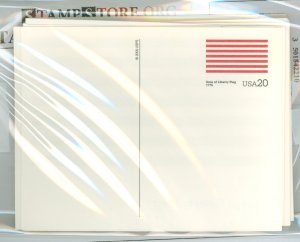 US UX317-UX336 Stars & stripes type, complete set of 20