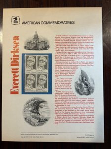 USPS American Commemorative Panels. Lot of 19.  1981 complete.  #138-156.