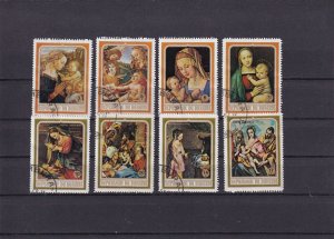 SA24a Burundi 1968 Christmas - Paintings, used stamps