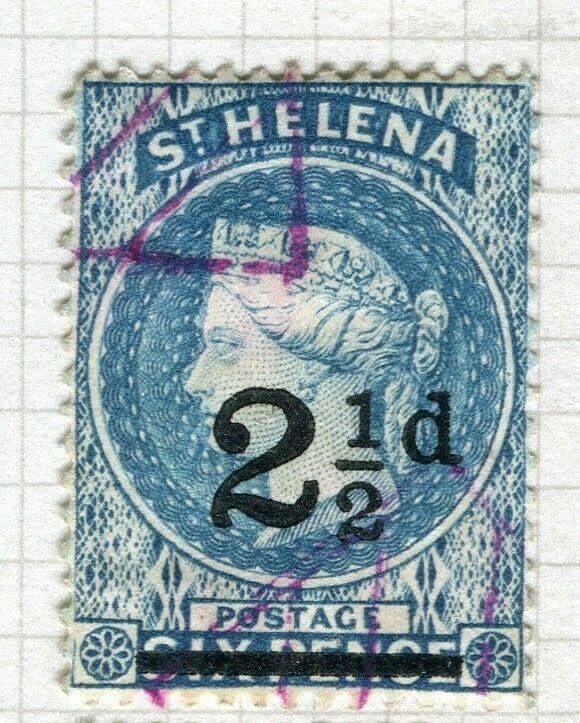 ST. HELENA; 1884-94 early classic QV issue fine used 2.5d. value