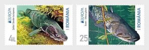 Romania / Roemenië - Postfris/MNH - Complete set Europa, Underwater Fauna 2024