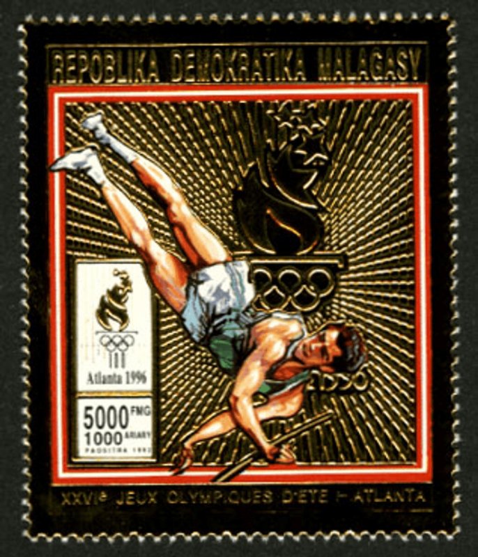 Madagascar 1994 Imperf. Atlanta Summer Olympic Games GOLD 1994 Full N° 1654-1655