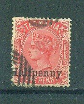 Tasmania sc# 65 used cat value $25.00