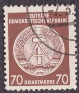 Germany DDR - O27 1954 Used