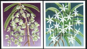 Uganda Stamp 1390-1391  - Orchids of Uganda