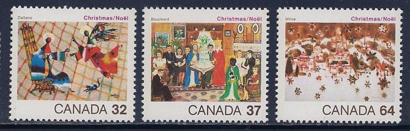 Canada Scott #'s 1040 - 1042 MNH