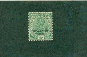 PATIALA INDIAN STATE O41 USED BIN $1.00