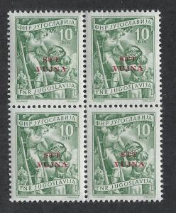 YUGOSLAVIA- TRIESTE  SC# 91 B/4 VF/MNH 1954