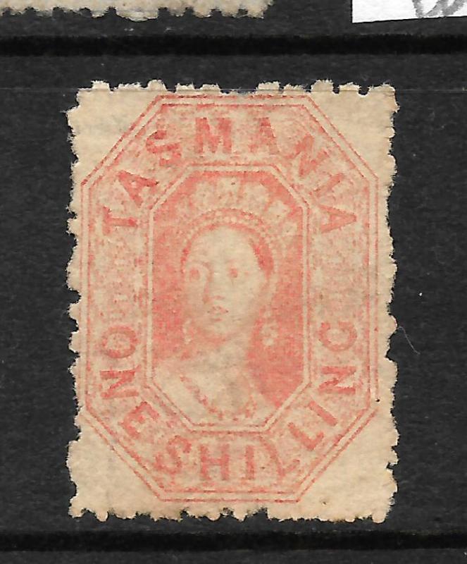 TASMANIA  1865-71  1/-    QV   MLH      P12   SG 77