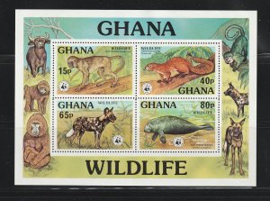 Ghana 625 Set MNH WWF