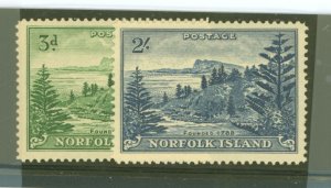 Norfolk Island #23-24 Unused Single (Complete Set)