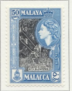 1957 British Protectorate MALACCA 50c MH* Stamp A29P12F31901-