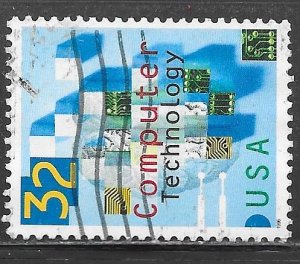 USA 3106: 32c Computer Technology, used, VF