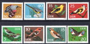 Germany DDR 1453-1460 Birds MNH VF