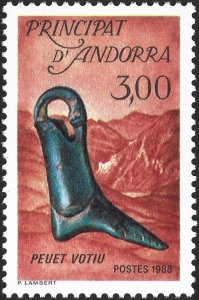 Andorra French #361  MNH - Shoemaker's Last (1988)