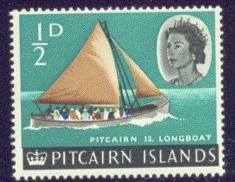 Pitcairn Isl.  39 Mint OG 1964 1/2p QEII Definitive