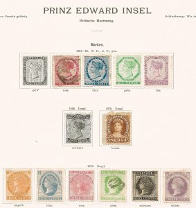 Prince Edward Islands Sc# 5 thru 16 - Most unused (OG) - CV $450