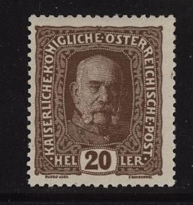 Austria 1916  Scott #151 MNH (CV 14.00)