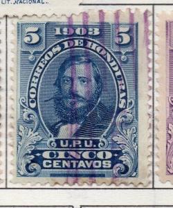 Honduras 1903 Early Issue Fine Used 5c. 175747