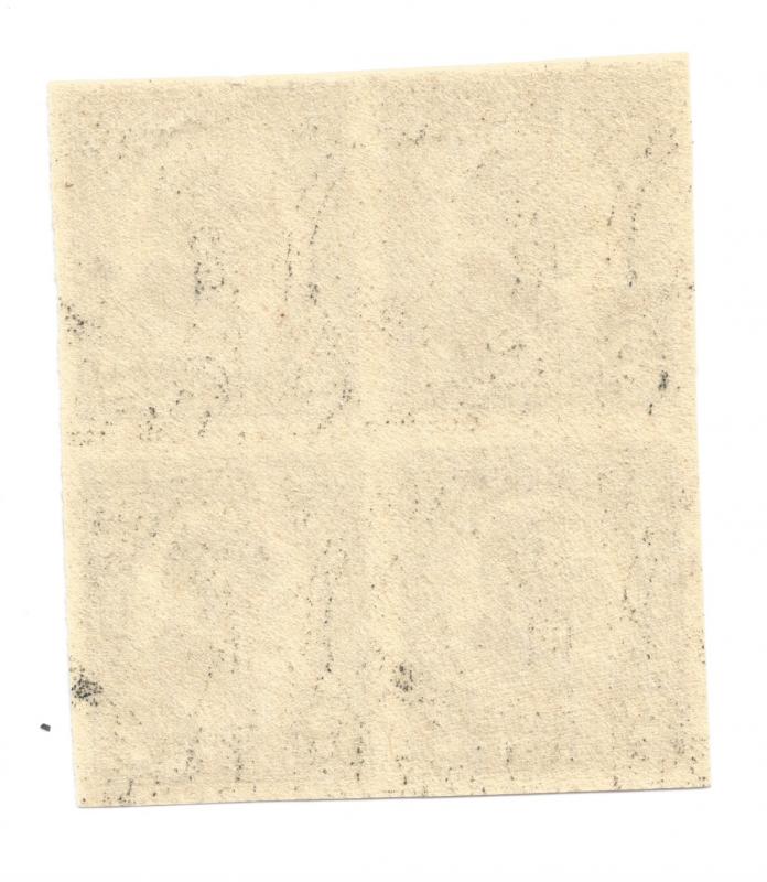 Scott # 611 2cent Black Harding Imperf. Block of 4- 1923