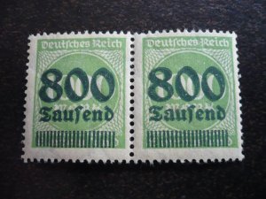 Stamps - Germany - Scott# 268 - Mint Hinged Pair of Stamps