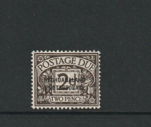 Bechuanaland postage Due 1926 2d MM SG D3