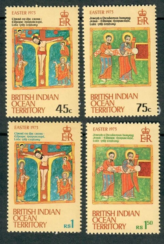 British Indian Ocean Territory #50 -53 set of MNH singles