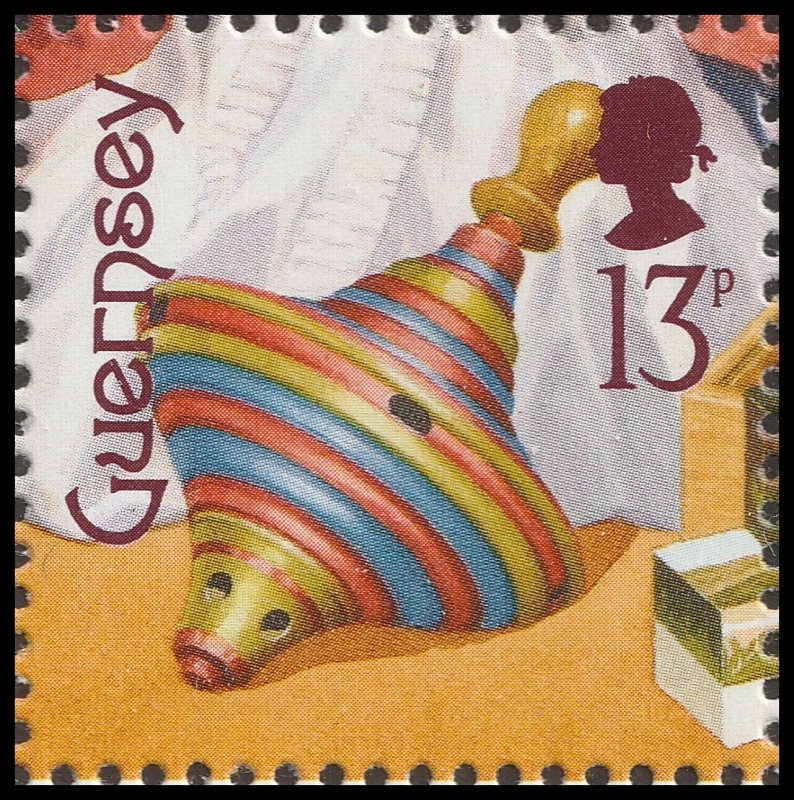 Guernsey 651 Christmas Bygone Toys 13p miniature sheet 6 MNH 1994
