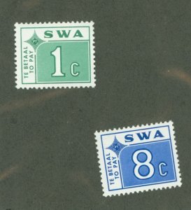 South West Africa #J102-3 Mint (NH)