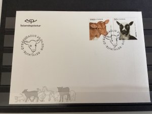 Iceland / IJsland - Postfris/MNH - FDC Farm Animals 2018