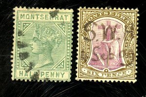 MONTSERRAT 5 27 USED FINE Cat $18