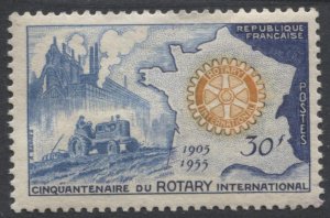 STAMP STATION PERTH France #741 Mint Very Light Hinge 1955