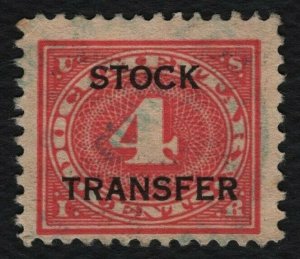 #RD3 4c Stock Transfer, Used [19] **ANY 5=FREE SHIPPING**