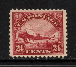 SCOTT C6 1923 24 CENT DEHAVILLAND BIPLANE AIRMAIL ISSUE MH OG VF CAT $65!