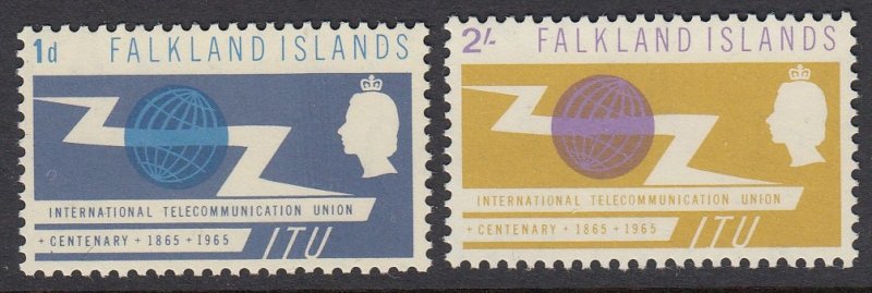 Falkland Islands 154-5 ITU mnh