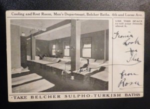 1908 USA Advertisement Postcard Cover Concord NJ to Salisbury NY Turkish Baths