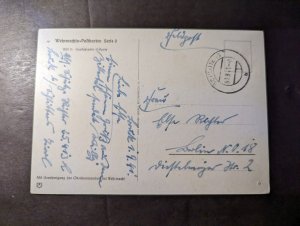 1941 Germany Naval Uboat Military Postcard Cover U Boat Departure Wehrmacht