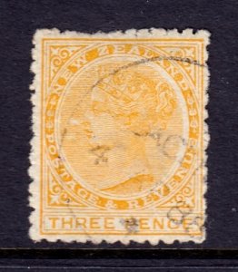 New Zealand - Scott #63 - Used - Sh. perfs at top, pencil/rev. - SCV $9.50