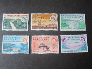 Rhodesia 1960 Sc 172-77 set MH