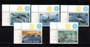 Solomon Isl. Sc 772-6 MVLH Set of 2001 - Dolphins -HJ06