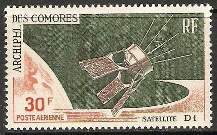 1966 Comoro Islands Scott C17 French Stellite D-1 MNH