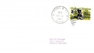 1967 L Rock & Ft W R.P.O.Railroad #121