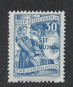 YUGOSLAVIA- TRIESTE  SC# 74 FVF/MNH 1953