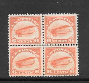 #C1 MH AIR MAIL CENTERLINE BLOCK OF 4