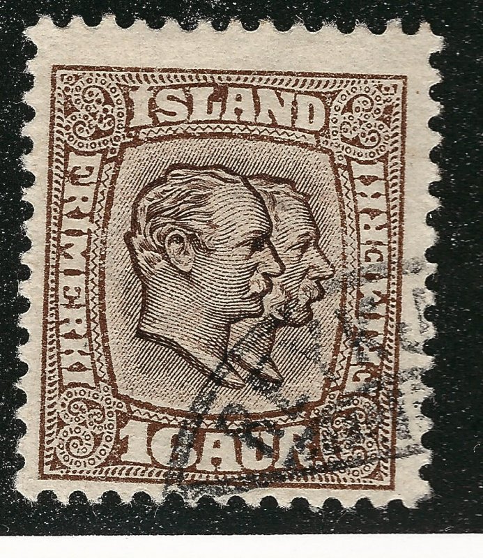 Iceland Attractive Sc#78 Used F-VF SCV $47.50...Key bargain!!