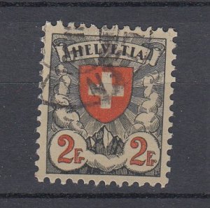 J30087, 1924 switzerland used #203 cross