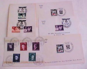 GERMAN  POLAND FD CARD 5 DIFF.