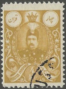 Persia, stamp,  Scott#440, used, hinged, 4kr, postmark, CTO,